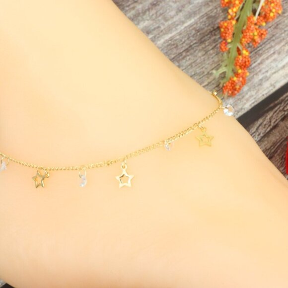"Elegant Handmade Anklet – Delicate Jewelry for Women, MAR091514 - Picture 4 of 10
